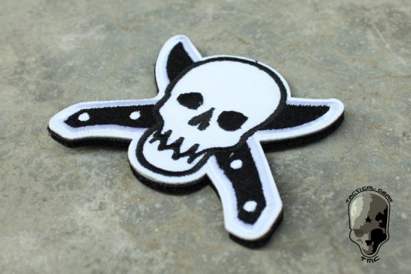 G TMC knife and Skull Patch ( BK )